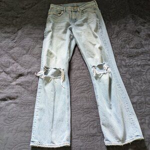 American Eagle Women's Light Wash '90s Bootcut Jeans - Size 6 (Regular)
